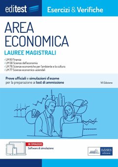 Cover EdiTEST. Lauree magistrali di area economica. Esercizi & verifiche. Prove ufficiali e simulazioni d'esame per la preparazione ai test di accesso