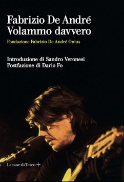 Cover Fabrizio De André. Volammo davvero