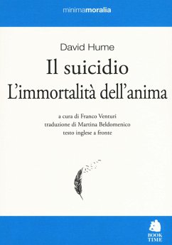 Il suicidio-L'immortalità dell'anima. Testo inglese a fronte - Hume, David