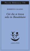 Ciò che si trova solo in Baudelaire