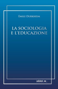 Cover La sociologia e l'educazione