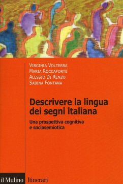 Cover Descrivere la lingua dei segni italiana. Una prospettiva cognitiva e sociosemiotica