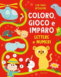 Cover Lettere e numeri. Coloro, gioco e imparo