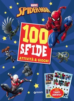 Cover Spiderman. Marvel. 100 sfide. Attività e giochi. Sticker special color