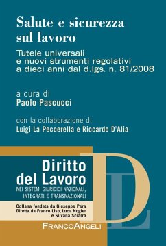 Cover Salute e sicurezza sul lavoro. Tutele universali e nuovi strumenti a 10 anni dal d.lgs. n. 81/2008