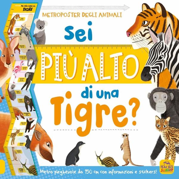 Sei più alto di una tigre? Con adesivi Sei più alto di una tigre? Con adesivi