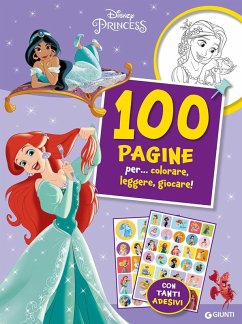 Cover Disney Princess. 100 pagine per... colorare, leggere, giocare! Sticker special color
