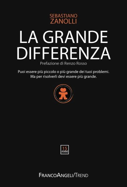 La grande differenza. Puoi essere più piccolo o più grande dei tuoi problemi. Ma per risolverli devi essere più grande La grande differenza. Puoi essere più piccolo o più grande dei tuoi problemi. Ma per risolverli devi essere più grande