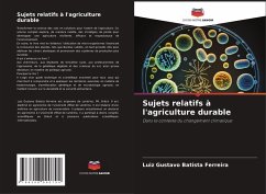 Cover Sujets relatifs à l'agriculture durable