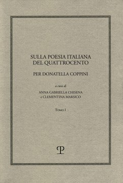 Cover Sulla poesia italiana del Quattrocento. Per Donatella Coppini