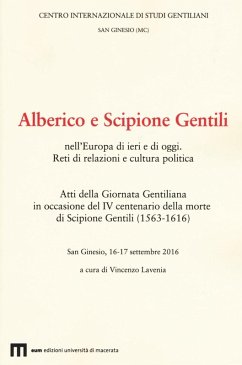 Cover Atti della Giornata Gentiliana in occasione del IV centenario della morte di Scipione Gentili (1563-1616)