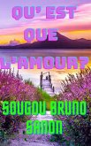 QU'EST-CE QUE L'AMOUR? (eBook, ePUB)