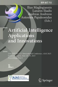 Artificial Intelligence Applications and Innovations (eBook, PDF)
