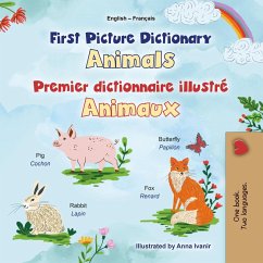 Cover First Picture Dictionary Animals Premier dictionnaire illustré Animaux (English French Bilingual Collection) (eBook, ePUB)