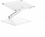 Alogic Elite Aluminum Laptop Stand Wireless Charger White