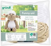gründl Funny uni SB-Pack Schaf Flocke, Chenillegarn, Häkelset gründl Funny uni SB-Pack Schaf Flocke, Chenillegarn, Häkelset
