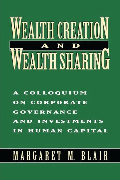 Wealth Creation and Wealth Sharing (eBook, ePUB) - Blair, Margaret M.