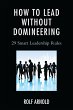 How to Lead without Domineering (eBook,... - Bild 1