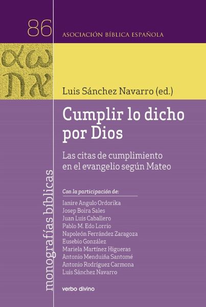 Cumplir lo dicho por Dios (eBook, ePUB)