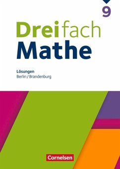 Cover Dreifach Mathe 9. Schuljahr - Berlin und Brandenburg - Lösungen zum Schulbuch