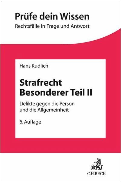 Strafrecht Besonderer Teil II Strafrecht Besonderer Teil II