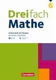 Dreifach Mathe 6. Schuljahr - Nordrhein-Westfalen - Ausgabe 2022 - Arbeitsheft mit Medien und Lösungen