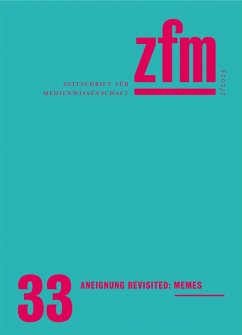 Cover Zeitschrift für Medienwissenschaft 33