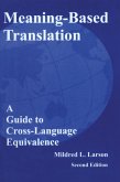 Meaning-Based Translation (eBook, ePUB)
