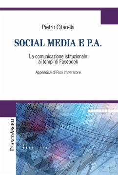 Cover Social media e P.A. La comunicazione istituzionale ai tempi di Facebook
