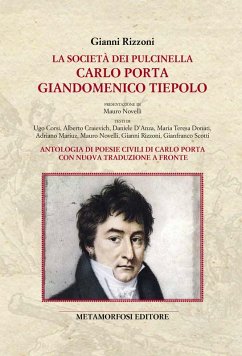 Cover La società dei pulcinella. Carlo Porta, Giandomenico Tiepolo