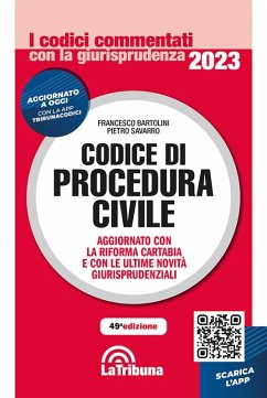 Codice di procedura civile 2023 - Bartolini, Francesco; Savarro, Pietro