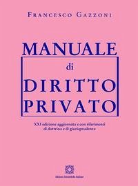 Cover Manuale di diritto privato