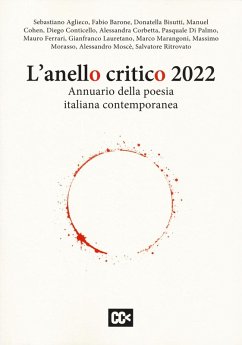 Cover L' anello critico 2022. Annuario della poesia contemporanea