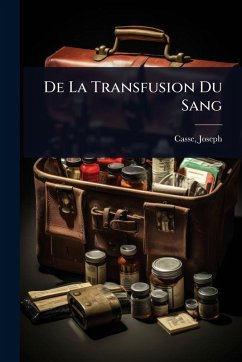 Cover De La Transfusion Du Sang