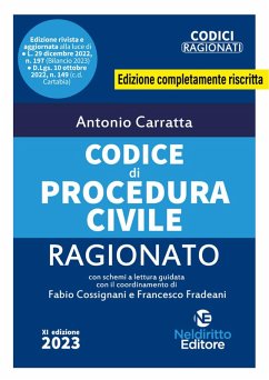 Codice di procedura civile ragionato aggiornato alla Riforma Cartabia - Carratta, Antonio Codice di procedura civile ragionato aggiornato alla Riforma Cartabia - Carratta, Antonio