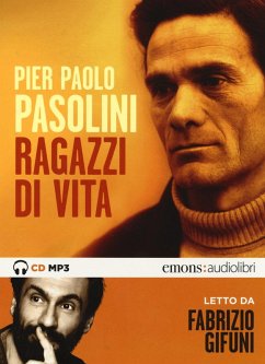Cover Ragazzi di vita letto da Fabrizio Gifuni. Audiolibro. CD Audio formato MP3