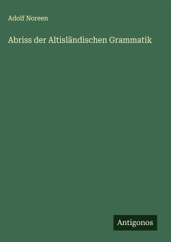 Cover Abriss der Altisländischen Grammatik
