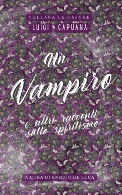 Cover Un vampiro. E altri racconti sullo spiritismo