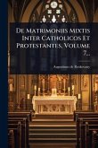 De Matrimoniis Mixtis Inter Catholicos Et Protestantes, Volume 7... De Matrimoniis Mixtis Inter Catholicos Et Protestantes, Volume 7...