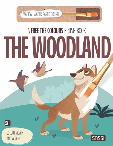 The woodland. A free the colours brush book