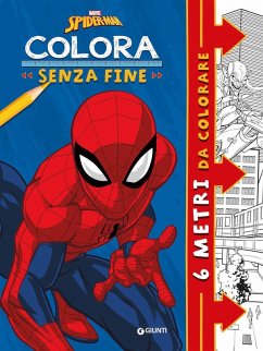 Cover Spiderman. Colora senza fine. 6 metri da colorare. Super album