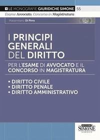 I principi generali del diritto per l'esame di avvocato e il concorso in magistratura. Diritto civile. Diritto penale. Diritto amministrativo - Di Pirro, Massimiliano I principi generali del diritto per l'esame di avvocato e il concorso in magistratura. Diritto civile. Diritto penale. Diritto amministrativo - Di Pirro, Massimiliano