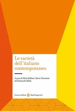 Cover Le varietà dell'italiano contemporaneo