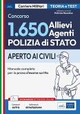 Concorso 1650 allievi agenti Polizia di Stato. Manuale completo per la prova d'esame scritta