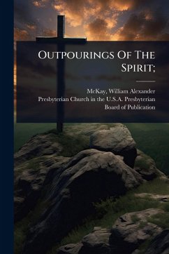 Cover Outpourings Of The Spirit;