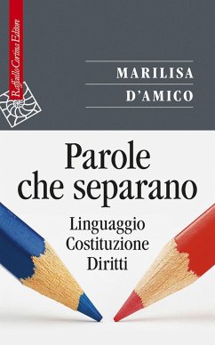 Cover Parole che separano. Linguaggio, Costituzione, diritti