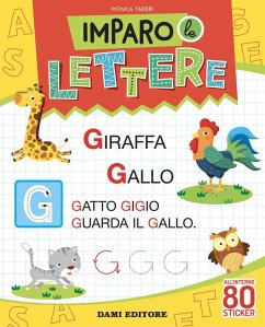 Cover Imparo le lettere. Con adesivi