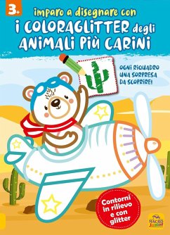 Cover Imparo a disegnare con i coloraglitter degli animali più carini