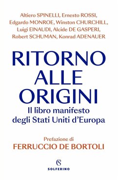 Cover Ritorno alle origini. Il libro manifesto deli Stati Uniti d'Europa
