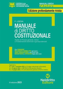Manuale di diritto costituzionale - Lisena, Floriana